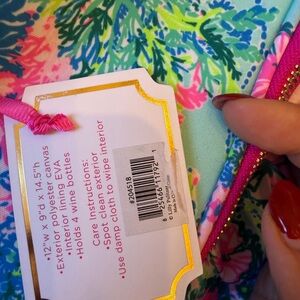 Lilly Pulitzer Floral Wine Carrier